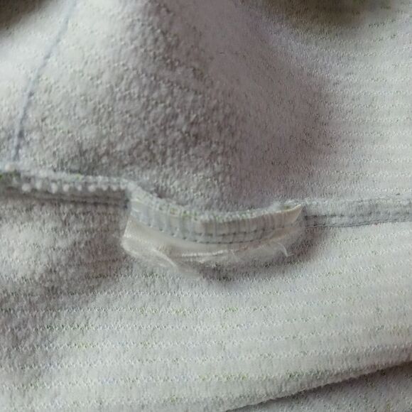 H&M Blue and Green Lace Trim Floral Print Cropped Ribbed Camisole Women's Large - Picture 4 of 12